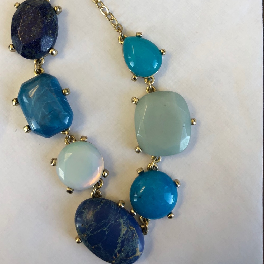 Ann Taylor Loft turquoise stone necklace.